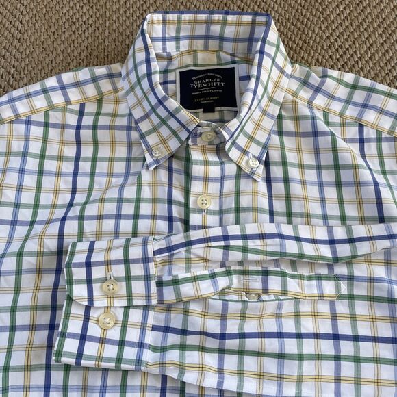 Charles Tyrwhitt Mens sz S Slim Fit Button Down Dress Shirt - Picture 1 of 4